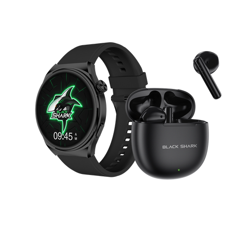 Black Shark Smart Watch with Earbuds T9 Bundle