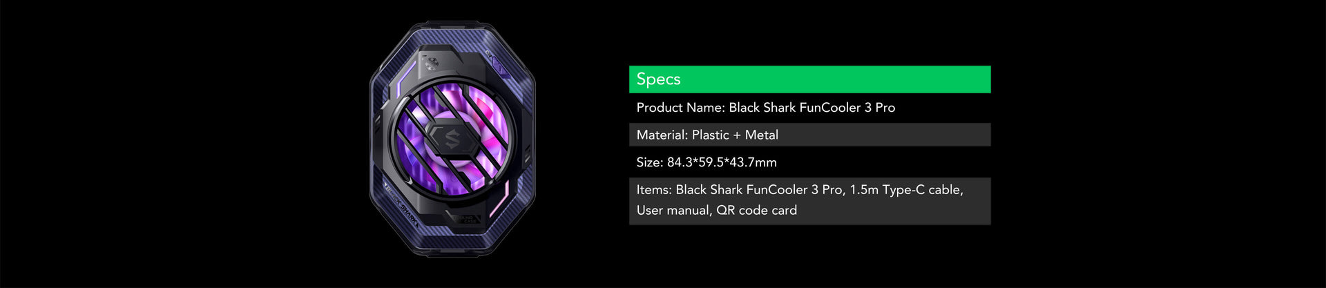 Black Shark FunCooler 3 Pro 12